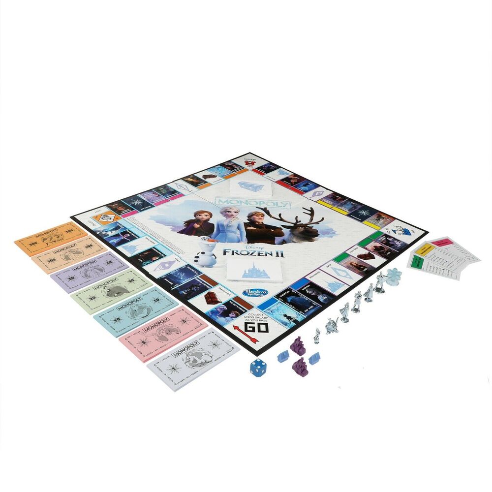 Disney Frozen II 2 Monopoly Board Game By Hasbro 2019 Sealed New in Hand - Picture 2 of 3